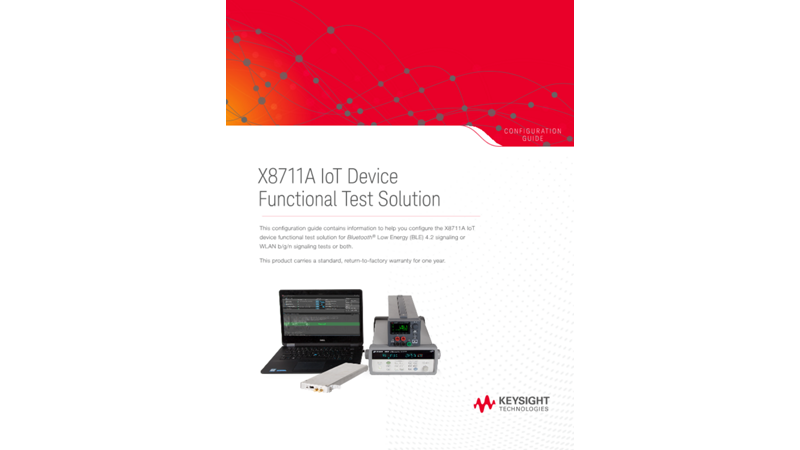 X8711A IoT Device Functional Test Solution